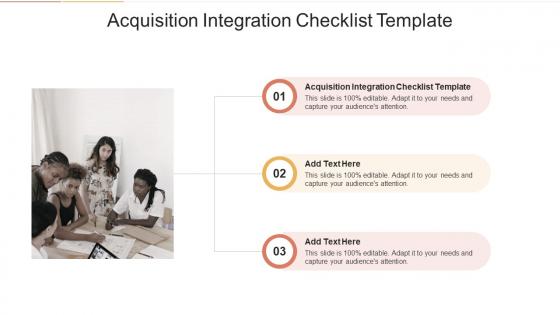 Acquisition Integration Checklist Template In Powerpoint And Google Slides Cpb