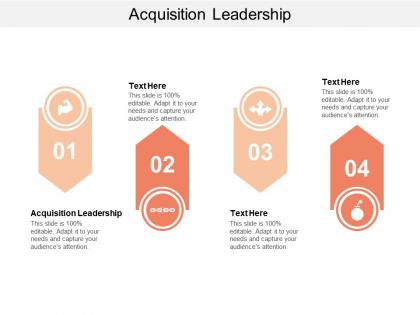 Acquisition leadership ppt powerpoint presentation diagram image cpb