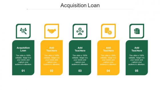 Acquisition Loan Ppt Powerpoint Presentation Styles Icons Cpb