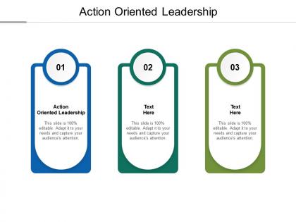 Action oriented leadership ppt powerpoint presentation deck cpb