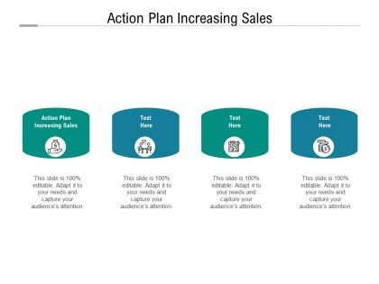 Action plan increasing sales ppt powerpoint presentation summary shapes cpb