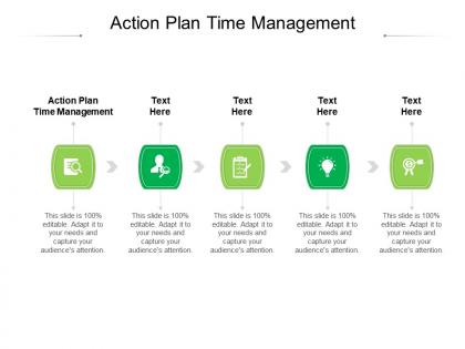 Action plan time management ppt powerpoint presentation outline layout ideas cpb