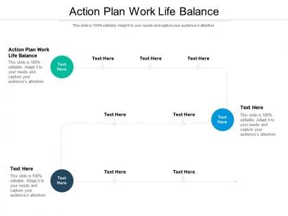 Action plan work life balance ppt powerpoint presentation show tips cpb
