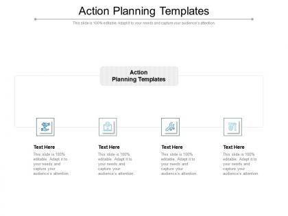 Action planning templates ppt powerpoint presentation layouts background designs cpb