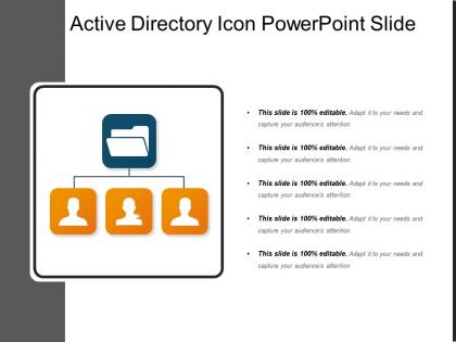 Active directory icon powerpoint slide