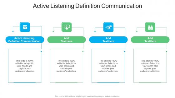 Active Listening Definition Communication In Powerpoint And Google Slides Cpb