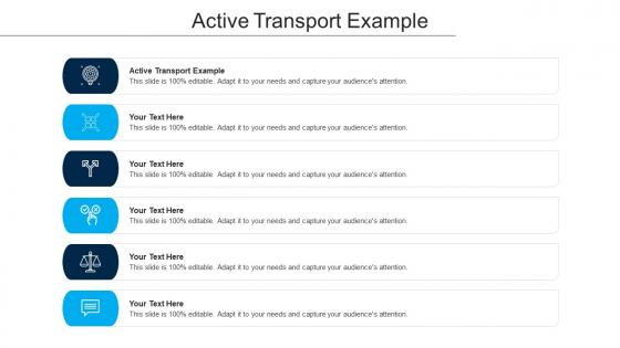 Active Transport Example Ppt Powerpoint Presentation Ideas Deck Cpb