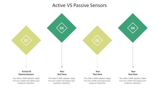 Active vs passive sensors ppt powerpoint presentation visual aids files cpb