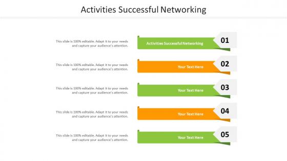 Activities successful networking ppt powerpoint presentation model display cpb