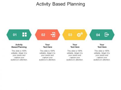 Activity based planning ppt powerpoint presentation show slides cpb