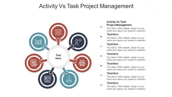 Activity vs task project management ppt powerpoint presentation inspiration vector cpb