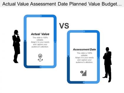 Actual value assessment date planned value budget complex