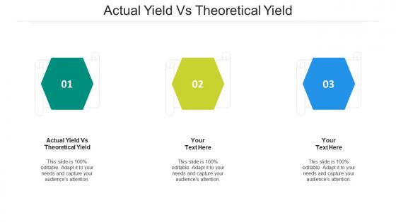 Actual yield vs theoretical yield ppt powerpoint presentation gallery skills cpb