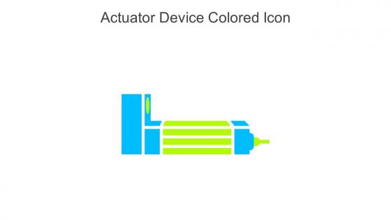 Actuator Device Colored Icon In Powerpoint Pptx Png And Editable Eps Format