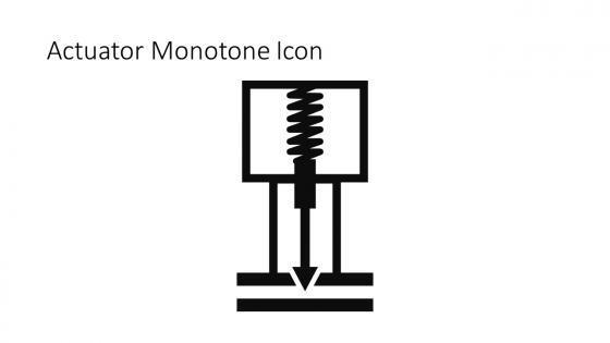 Actuator Monotone Icon In Powerpoint Pptx Png And Editable Eps Format