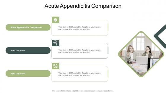 Acute Appendicitis Comparison In Powerpoint And Google Slides Cpb