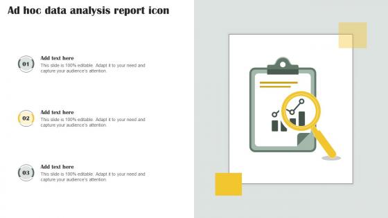 Ad Hoc Data Analysis Report Icon