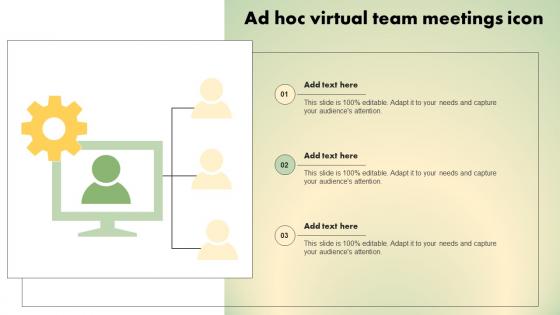Ad Hoc Virtual Team Meetings Icon