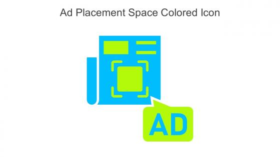 Ad Placement Space Colored Icon In Powerpoint Pptx Png And Editable Eps Format