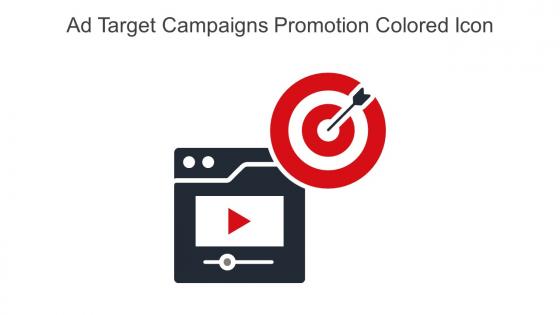 Ad Target Campaigns Promotion Colored Icon In Powerpoint Pptx Png And Editable Eps Format