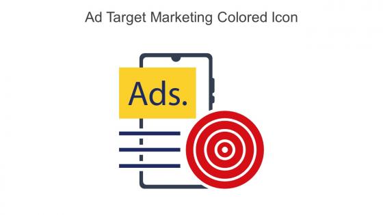 Ad Target Marketing Colored Icon In Powerpoint Pptx Png And Editable Eps Format