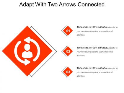 Adapt with two arrows connected