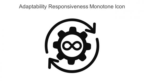 Adaptability Responsiveness Monotone Icon In Powerpoint Pptx Png And Editable Eps Format