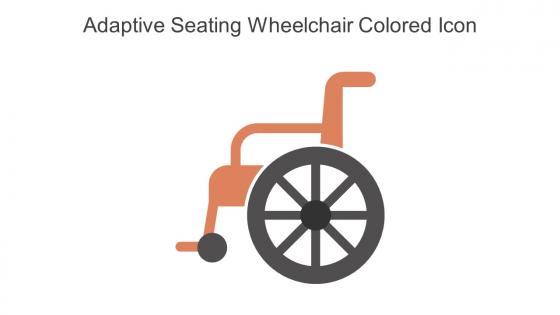 Adaptive Seating Wheelchair Colored Icon In Powerpoint Pptx Png And Editable Eps Format