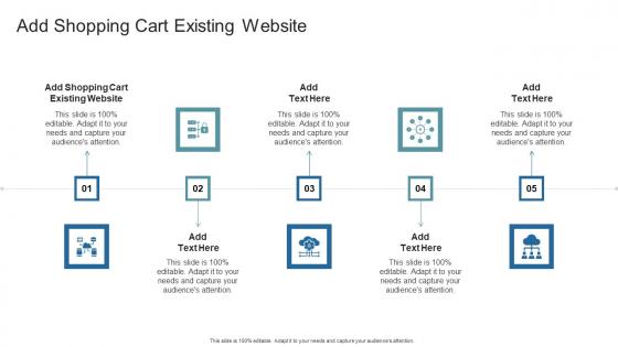 Add Shopping Cart Existing Website In Powerpoint And Google Slides Cpb
