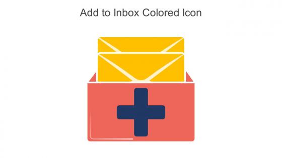 Add To Inbox Colored Icon In Powerpoint Pptx Png And Editable Eps Format