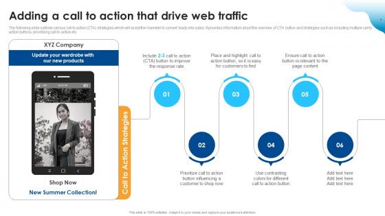 Adding A Call To Action That Drive Web Traffic Improving SEO Using Various Video