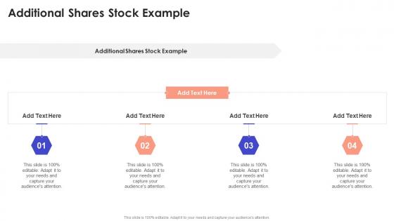 Additional Shares Stock Example In Powerpoint And Google Slides Cpb