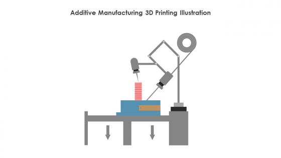 Additive Manufacturing 3d Printing Illustration