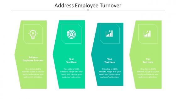 Address Employee Turnover Ppt Powerpoint Presentation Portfolio Graphics Tutorials Cpb