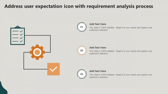 Address User Expectation Icon With Requirement Analysis Process