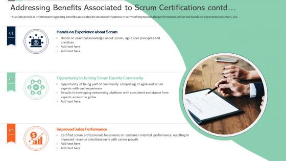 Addressing benefits associated scrum certificate training in organization