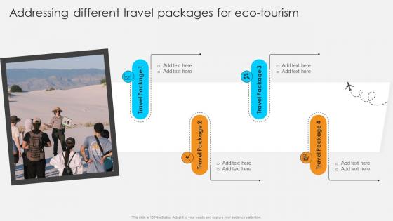 Addressing Different Travel Packages For Eco Streamlined Marketing Plan For Travel Business Strategy SS V