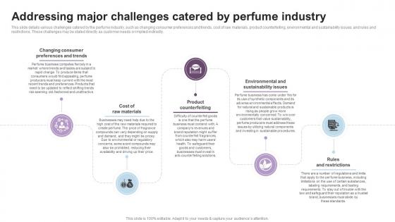 Addressing Major Challenges Luxury Perfume Business Plan BP SS