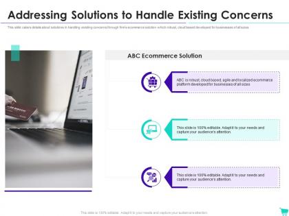 Addressing solutions handle e commerce website investor funding elevator