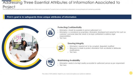 Addressing three essential attributes of information associated to project key initiatives for project safety it
