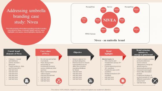 Addressing Umbrella Branding Case Study Nivea Optimum Brand Promotion By Product