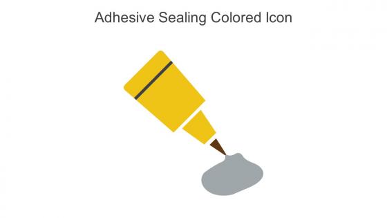 Adhesive Sealing Colored Icon In Powerpoint Pptx Png And Editable Eps Format