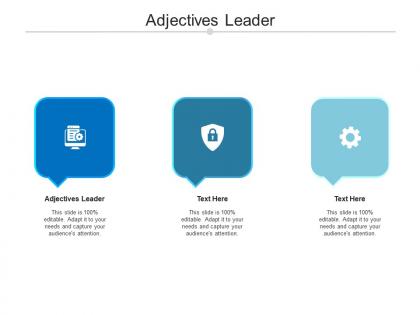 Adjectives leader ppt powerpoint presentation layouts portrait cpb