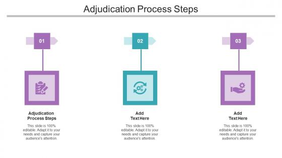 Adjudication Process Steps In Powerpoint And Google Slides Cpb