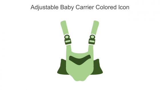 Adjustable Baby Carrier Colored Icon In Powerpoint Pptx Png And Editable Eps Format