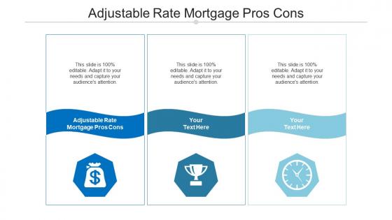 Adjustable rate mortgage pros cons ppt powerpoint presentation gallery show cpb
