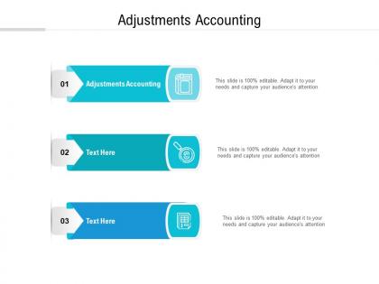 Adjustments accounting ppt powerpoint presentation ideas example file cpb