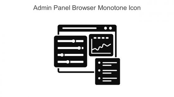 Admin Panel Browser Monotone Icon In Powerpoint Pptx Png And Editable Eps Format