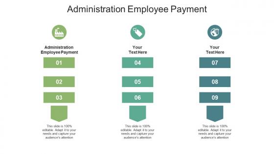 Administration employee payment ppt powerpoint presentation styles shapes cpb