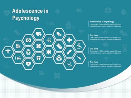 Adolescence in psychology ppt powerpoint presentation icon vector